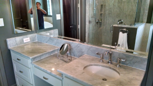 Complete bathroom remodeling