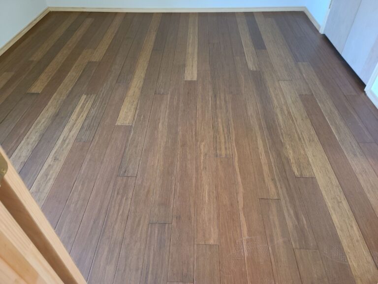 Wood floor installation-random pattern