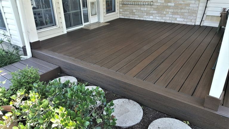 Trex deck construction