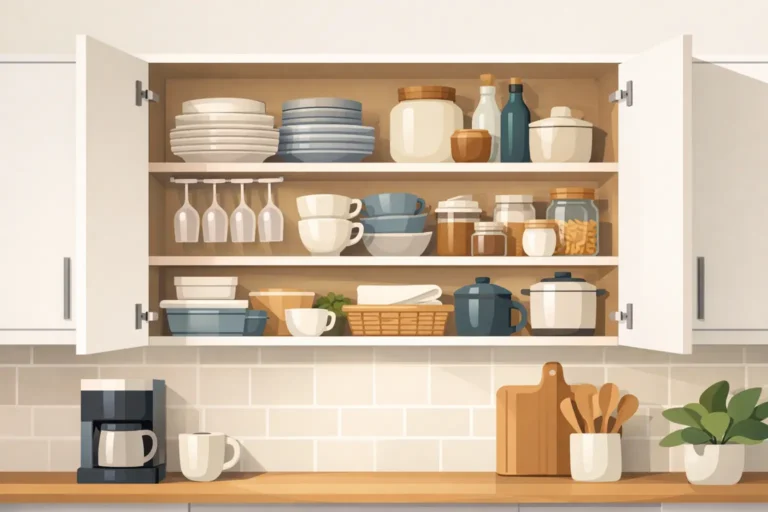 Read more about the article What to Store in Upper Kitchen Cabinets