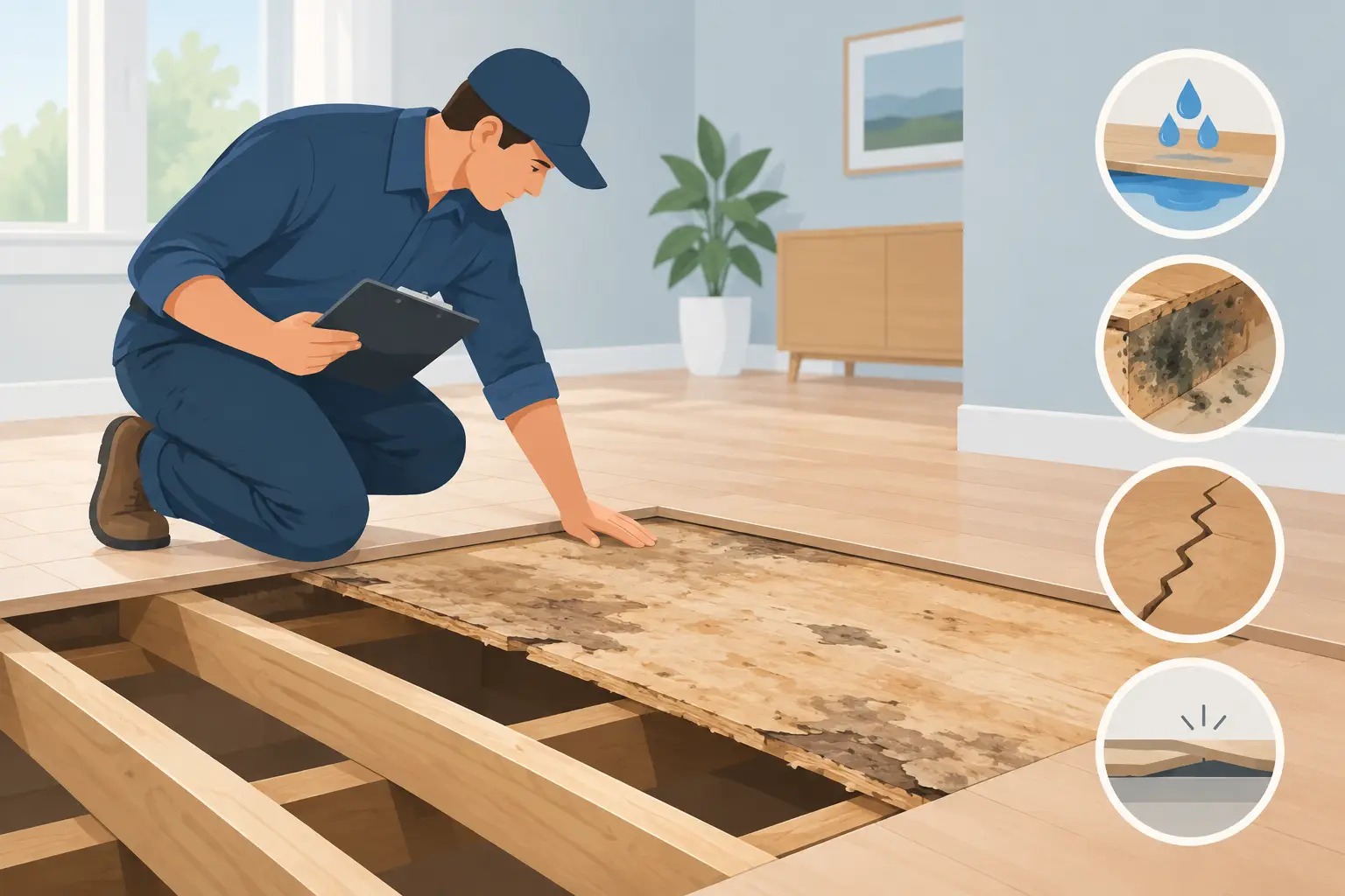 Read more about the article Should You Replace Subfloor? Signs to Watch
